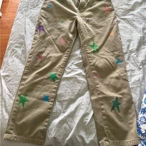 Scotch & Soda Star-Patterned Boyfriend Jeans - Multicolor